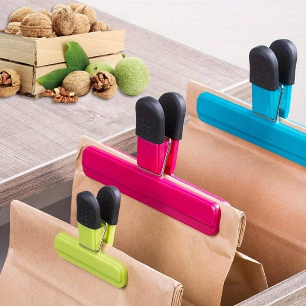 Reusable Produce Bag - 3/6 قطعة مشابك رقاقة أكياس الطعام،