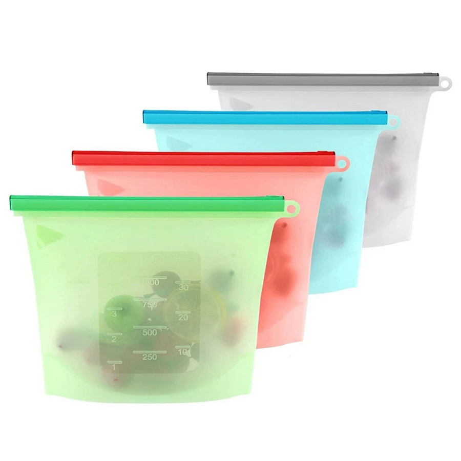 Reusable Produce Bag - حقيبة تخزين طعام سيليكون قابلة لإعادة
