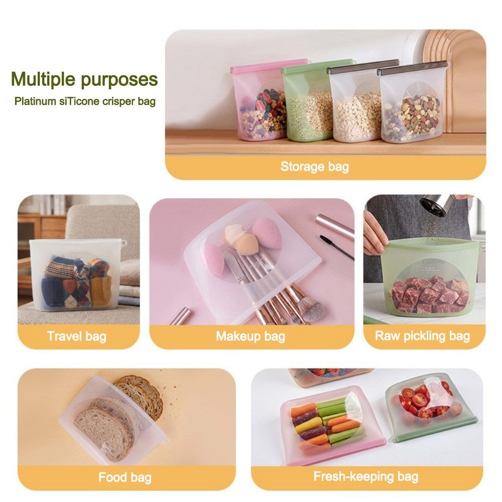 أكياس سيليكون لحفظ الطعام مقاو - مراجعة Reusable Produce Bag وسعره