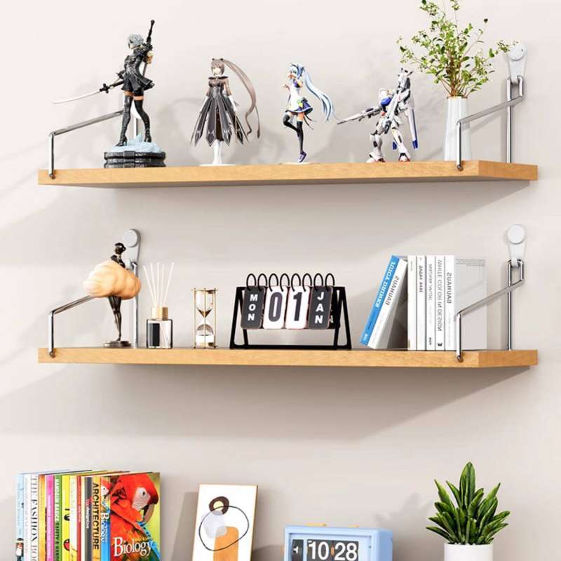 رفوف جدارية عائمة للكتب، رف خش - مراجعة Sustainable Living Eco Friendly وسعره