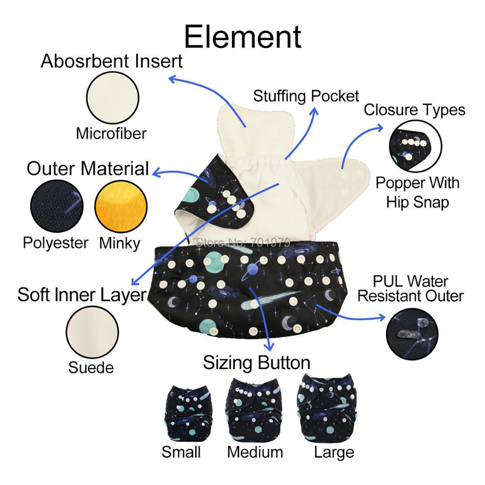 حفاضات أطفال من القماش U Pick  - مراجعة Cloth Diaper Insert وسعره