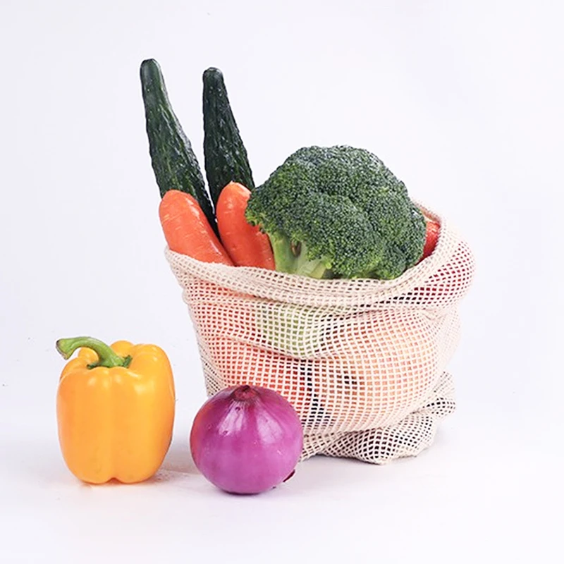 3 6 10 قطعة مجموعة أكياس إنتاج - مراجعة Reusable Produce Bag وسعره