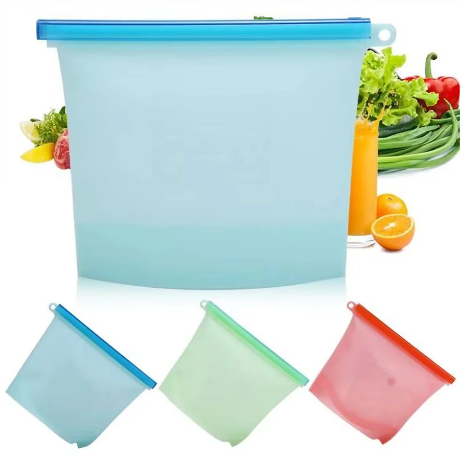 حقيبة تخزين طعام سيليكون قابلة - مراجعة Reusable Produce Bag وسعره
