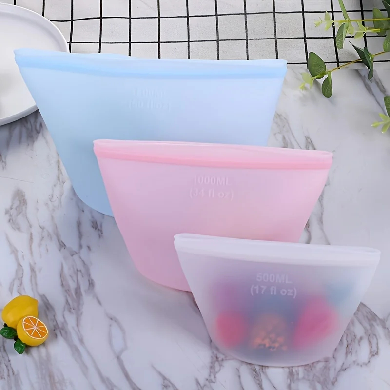 أكياس تخزين سيليكون قابلة لإعا - مراجعة Reusable Produce Bag وسعره