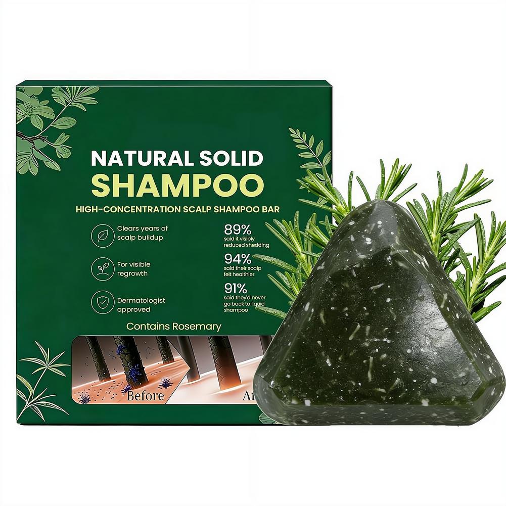 صابون شامبو صلب طبيعي بالروزما - مراجعة Bar Soap Shampoo Solid وسعره