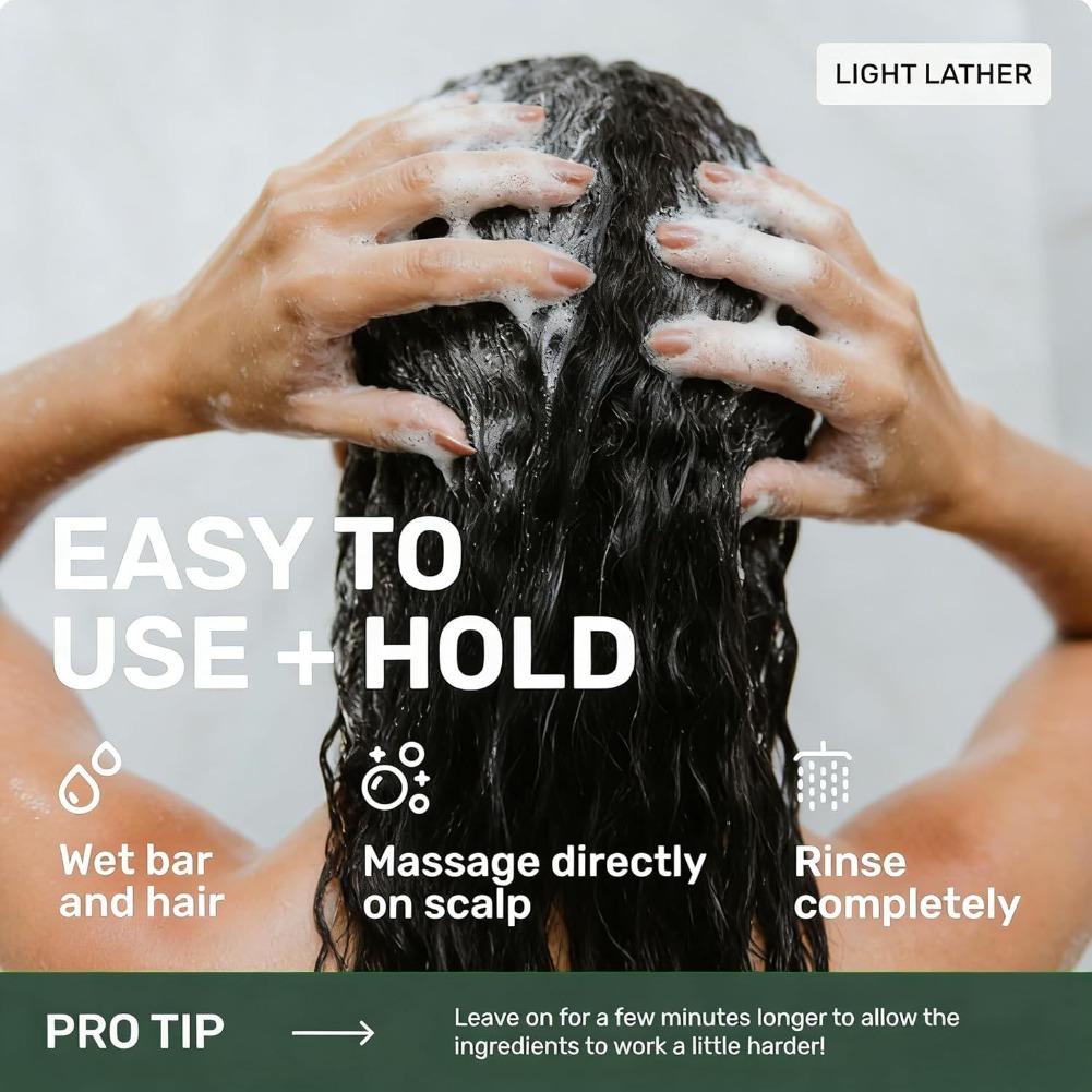 صابون شامبو صلب طبيعي بالروزما - مراجعة Bar Soap Shampoo Solid وسعره