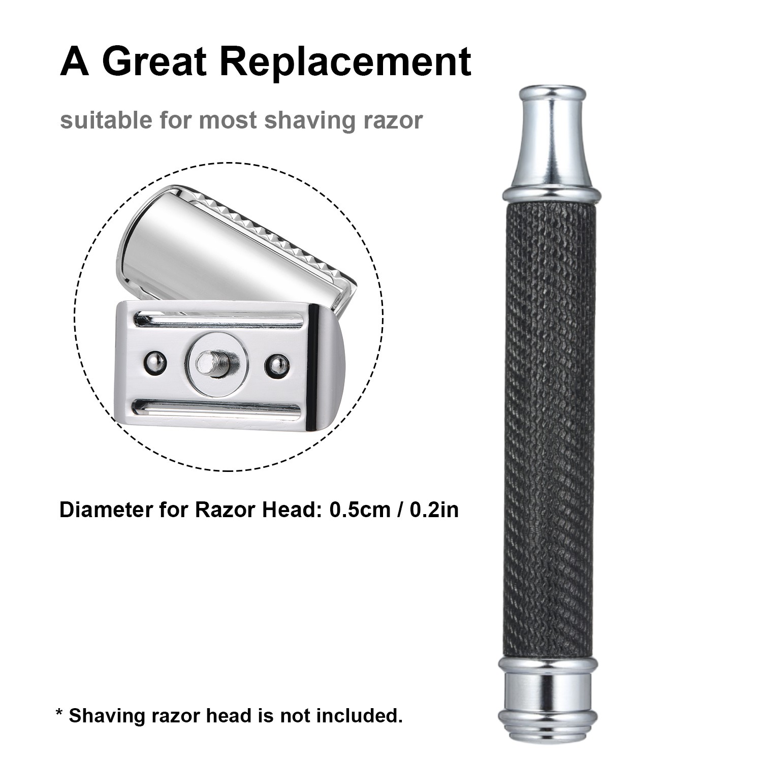 مقبض حلاقة من الفولاذ المقاوم  - مراجعة Safety Razor Handle وسعره