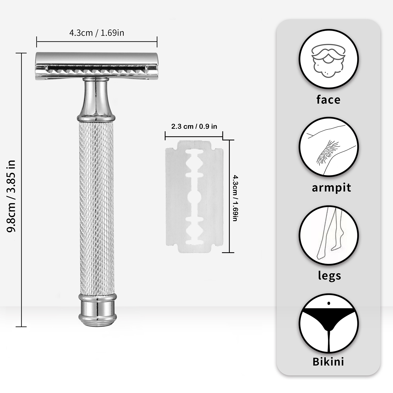 شفرات حلاقة أمان فاخرة أحادية  - مراجعة Safety Razor Handle وسعره