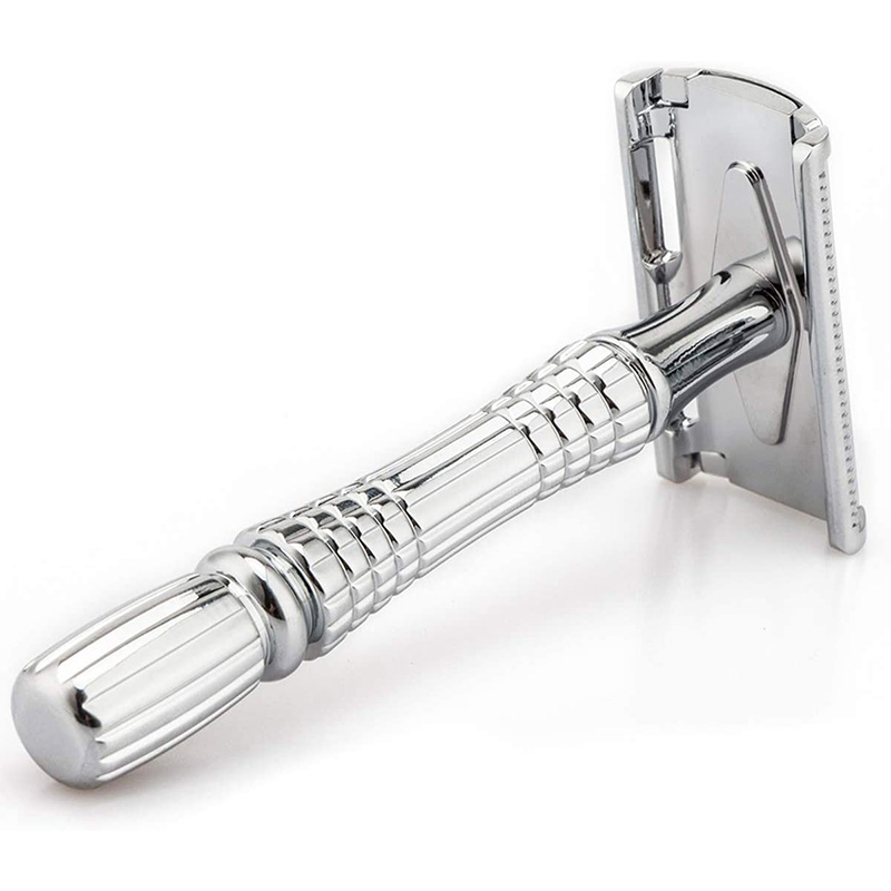 ماكينة حلاقة رطبة آمنة بحافة م - مراجعة Safety Razor Handle وسعره
