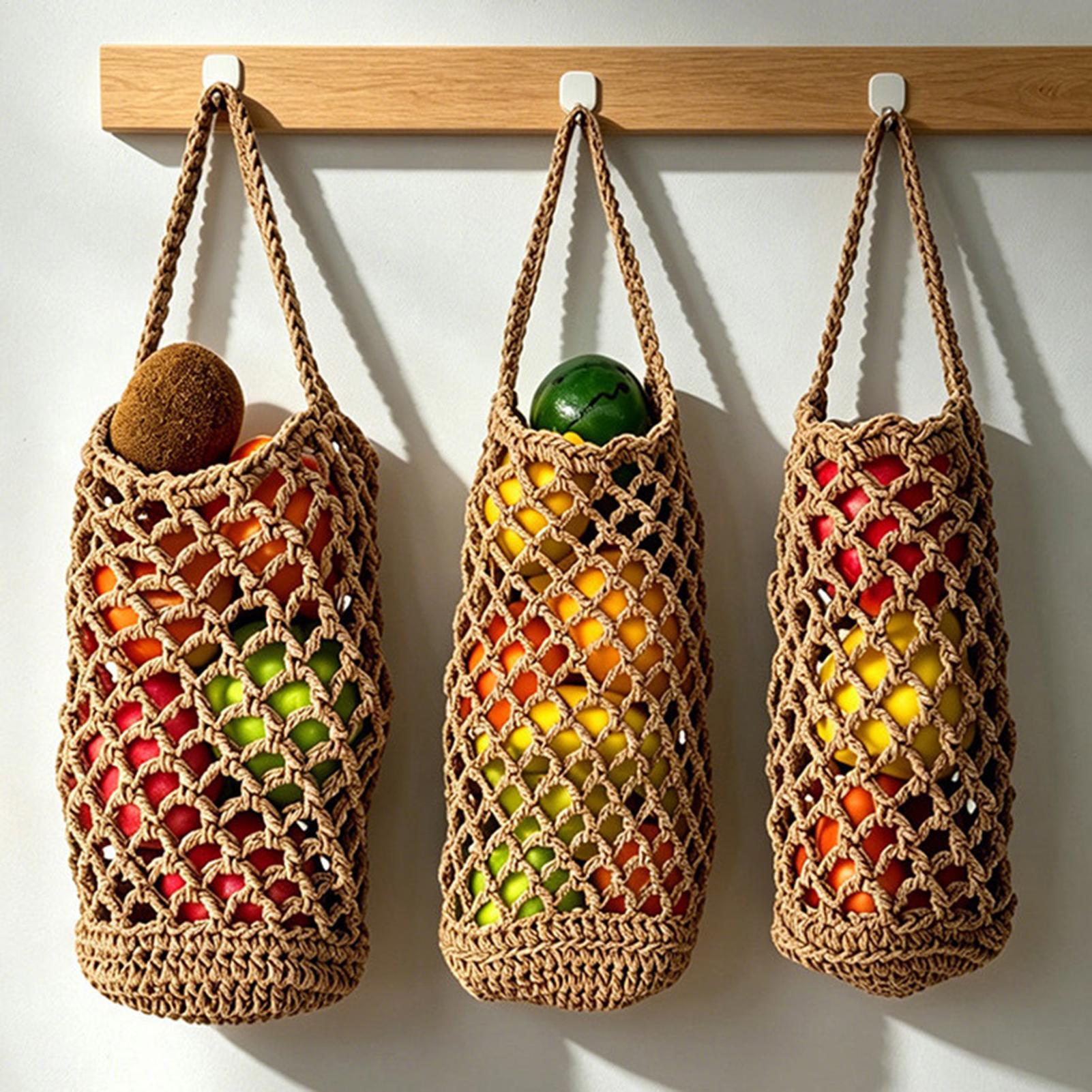 حقيبة تخزين الخضروات المنسوجة  - مراجعة Reusable Produce Bag وسعره